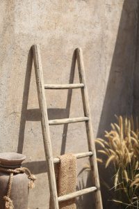 Inspired by naturally aged timber, our grey washed finish bring a gentle, lived in look to the Natural Ladder Collection. The delicate grey tones soften the wood's appearance while preserving its authentic texture and grain, creating a timeless piece that feels both rustic and refined