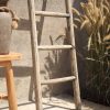Natural Ladder-Grey Washed (8) Inspired by naturally aged timber, our grey washed finish bring a gentle, lived in look to the Natural Ladder Collection. The delicate grey tones soften the wood's appearance while preserving its authentic texture and grain, creating a timeless piece that feels both rustic and refined