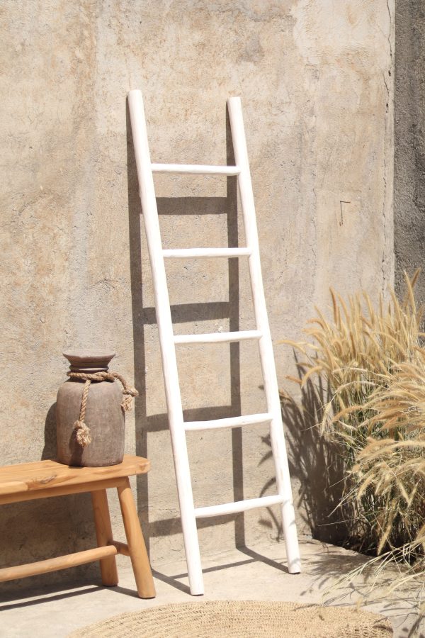 Natural Ladder White Washed