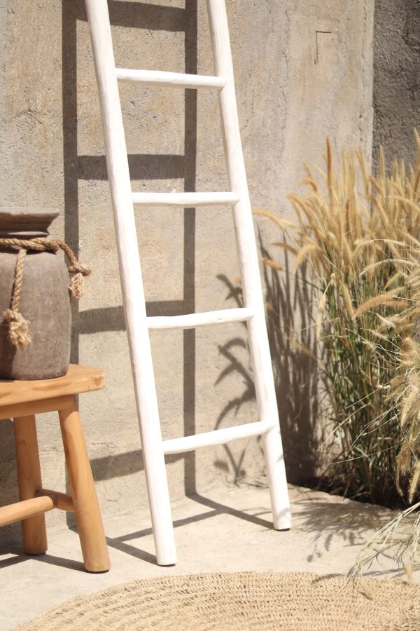 Natural Ladder White Washed