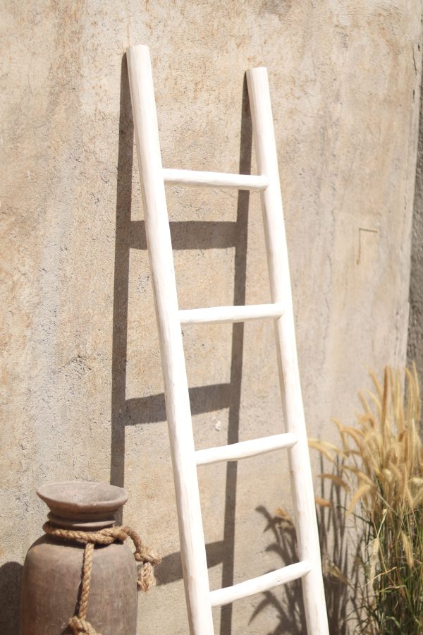 Natural Ladder White Washed