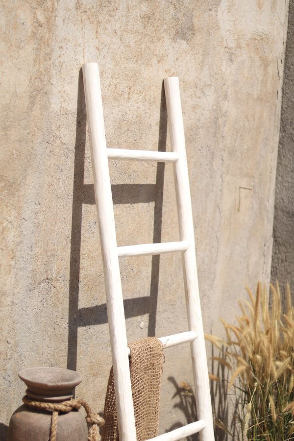 Natural Ladder White Washed
