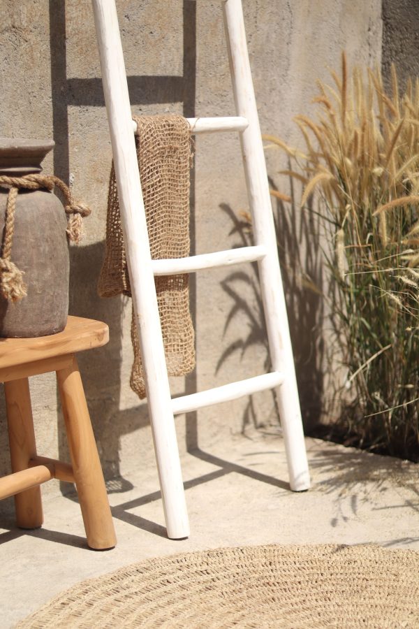 Natural Ladder White Washed