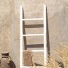 Natural Ladder White Washed