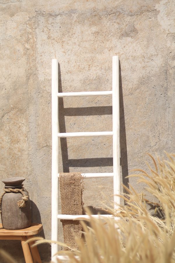 Natural Ladder White Washed