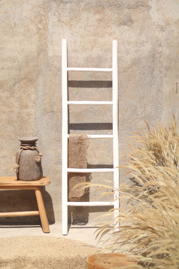 Natural Ladder White Washed