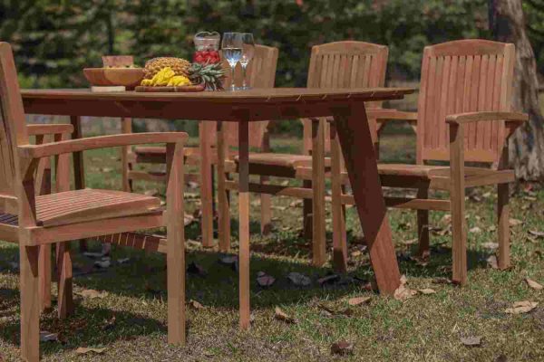 Foxo Dining Table 200 x 100 Merlin Stacking Chair JPEG 1-50kb Foxo Dining Table