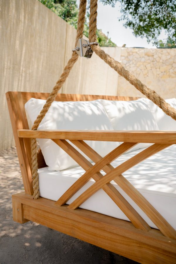 Hanging Bench with Cushion