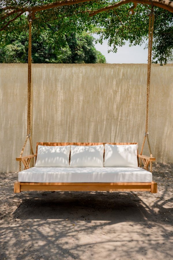 Hanging Bench with Cushion
